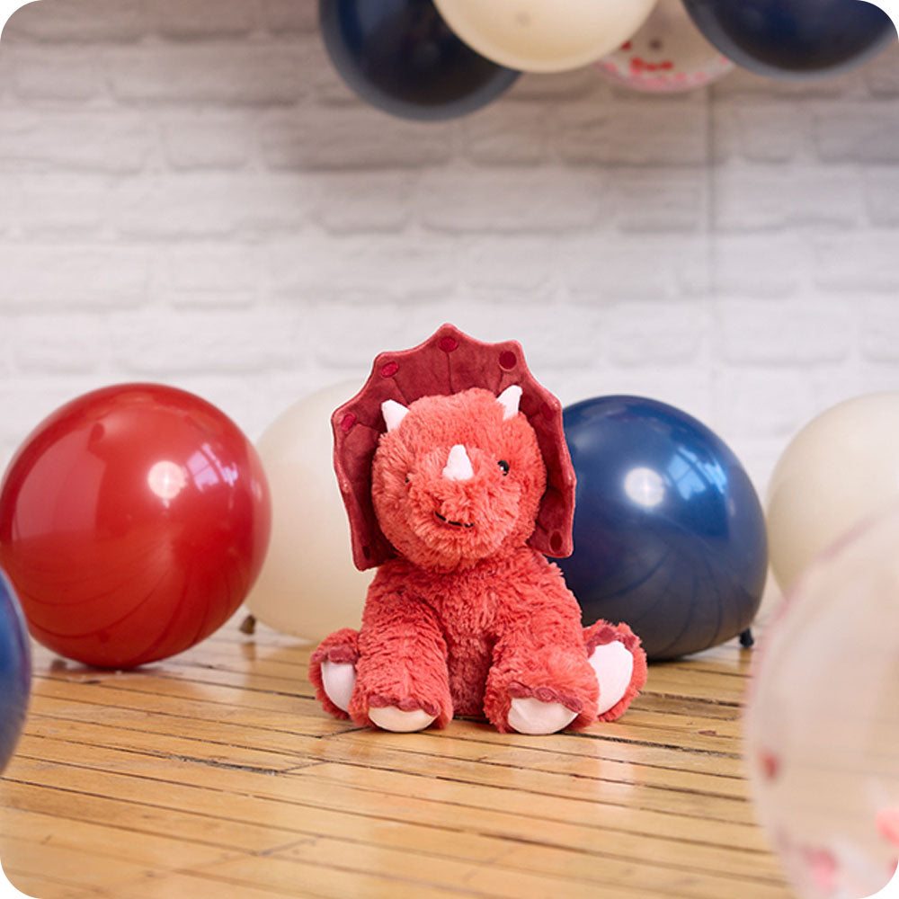 Red Triceratops Warmies - Image 4